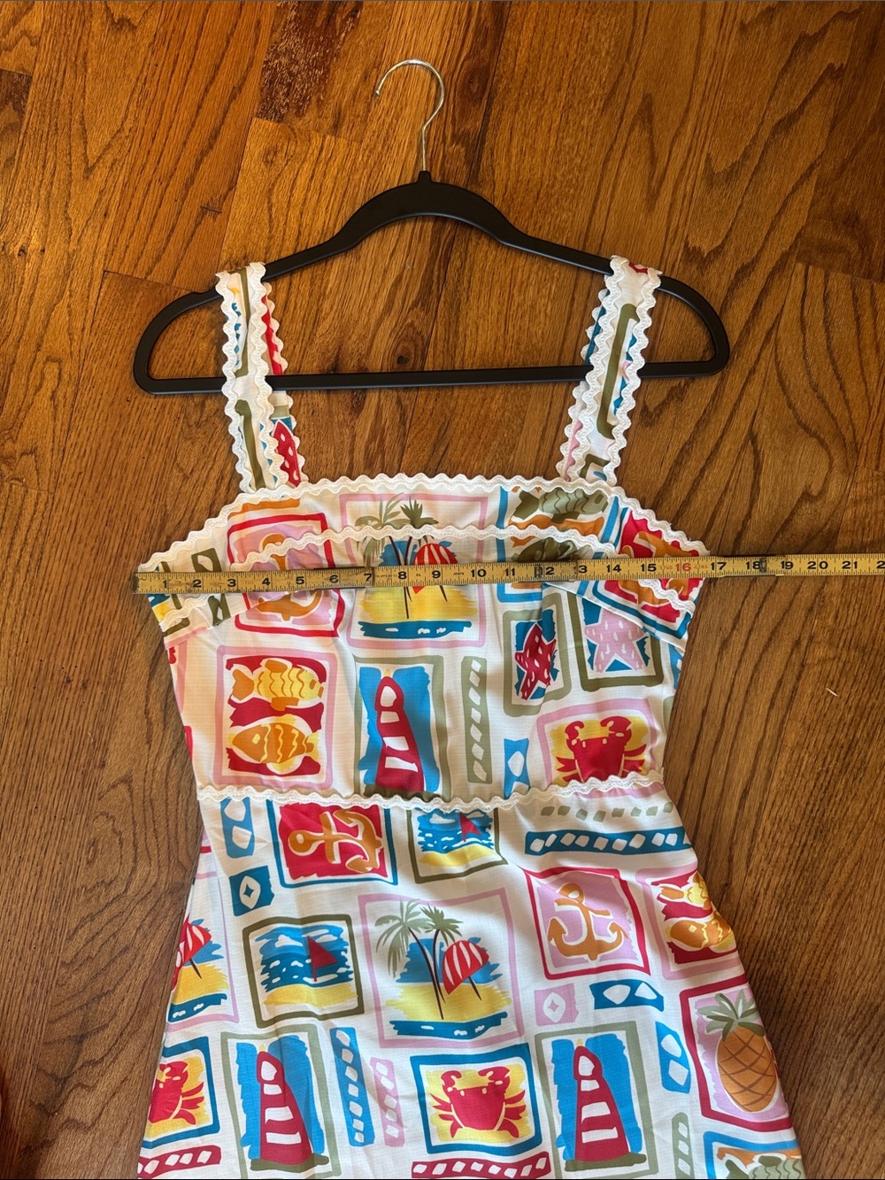 Colorful Nautical Print Sundress Sundayup - Picture 5 of 5